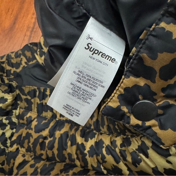 Supreme Micro Down Pant Leopard Size XL - Picture 13 of 16